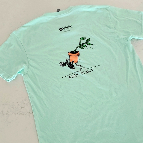 Pink Bike Fast Plant Tee! - Picture 3 of 3